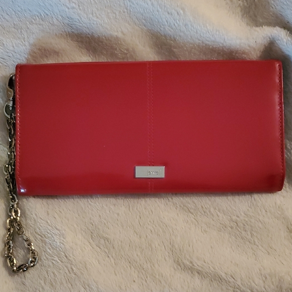 thirty-one Handbags - Thirty-One Red Clutch with Chain Wristlet